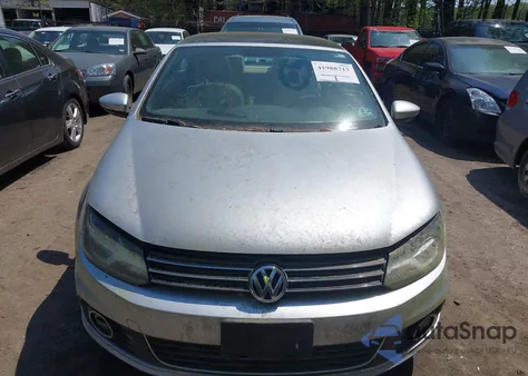 2012 Volkswagen Eos Komfort из США, поврежденный, VIN WVWBW7AH8CV001621